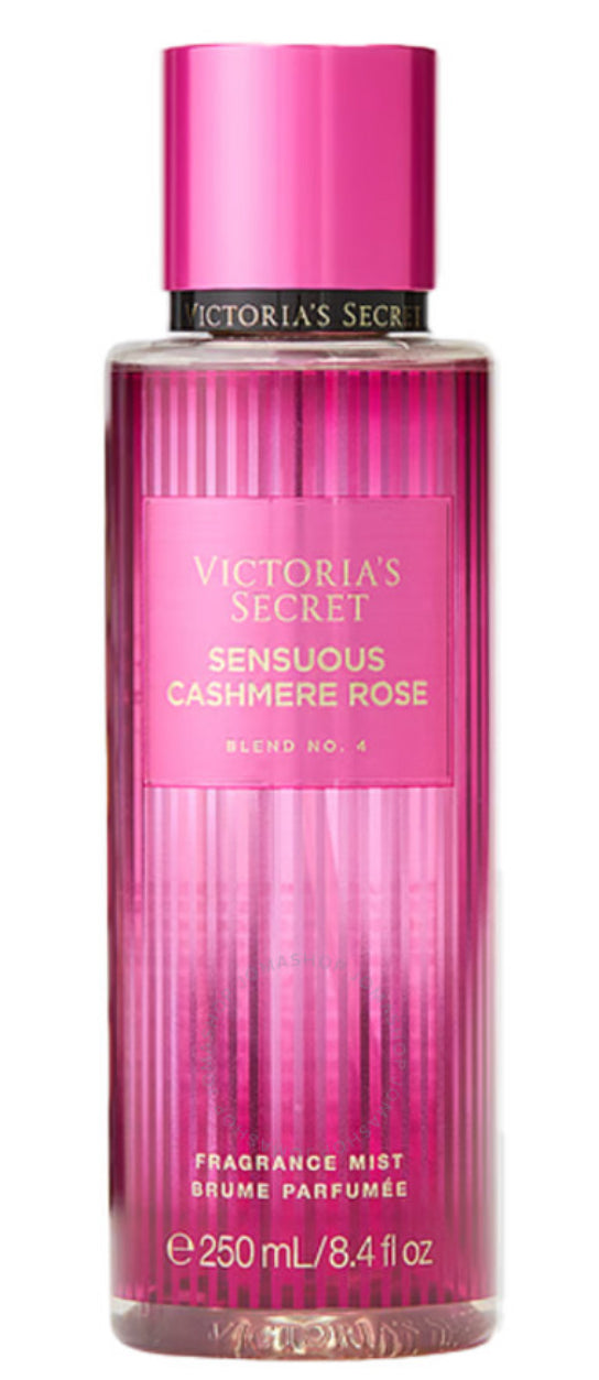 VICTORIA'S SECRET SENSUOUS CASHMERE ROSE BLEND NO 4 FRAGRANCE MIST PARFUMEE (250mL)
