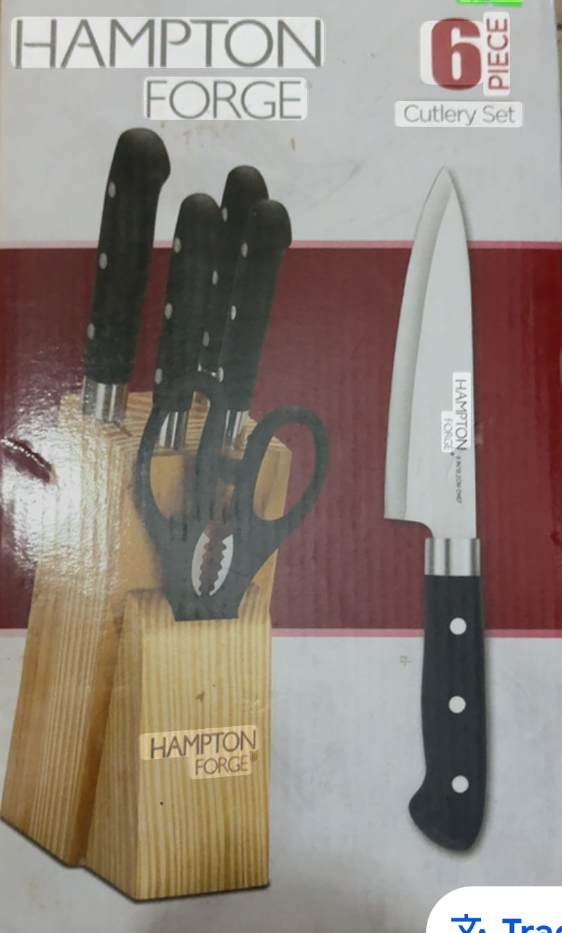 hampton forge cutlery set 6 piece