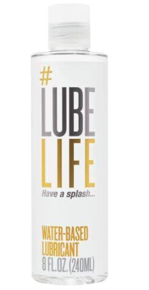Lube Life Water-Based Personal Lubricant, 8 Fl Oz (240 mL)