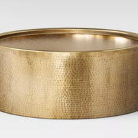 Manila Round Hammered Drum Coffee Table - Threshold™