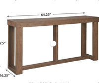 
              Cariton Sofa/Console Table Gray - Signature Design by Ashley (L 160cm, La 40cm, H 85cm)
            
