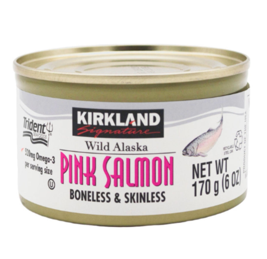 KIRKLAND SIGNATURE WILD ALASKAN PINK SALMON 142g DLC: Juillet26