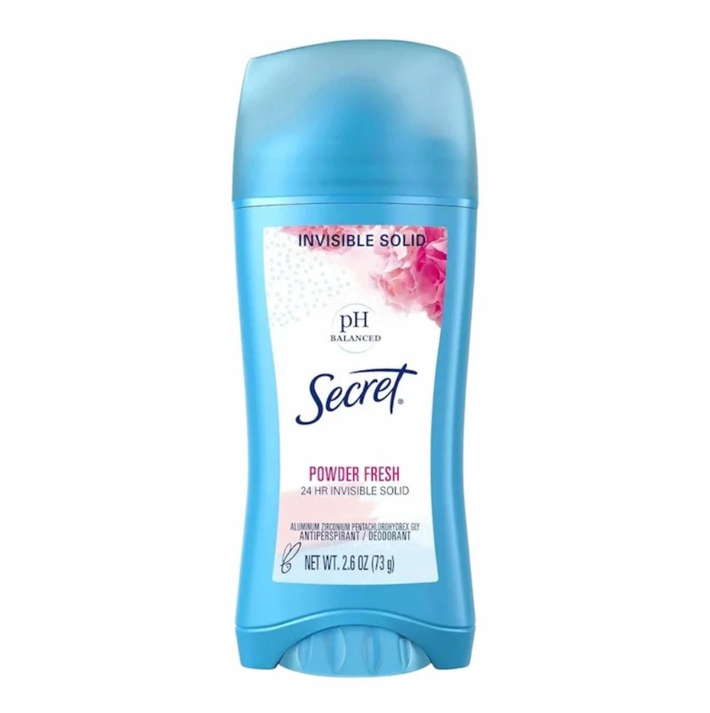 Secret Invisible Solid Deodorant, Powder Fresh 59g