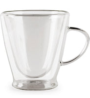 
              Circleware Thermax Double Wall Insulated Heat Resistant Glass Tea & Coffee Mugs with Handle, Set of 2 Beverage Drinking Glasses Cups, 10.4 oz.
            