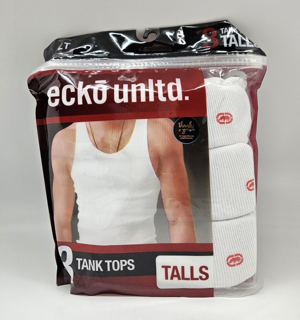 Packs Mens 100% Cotton Tank Top White Wife Beater A-Shirt Undershirt Ribbed 3XL