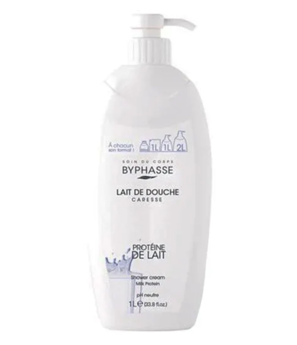 BYPHASSE Caresse Shower Cream Milk Protein 1l