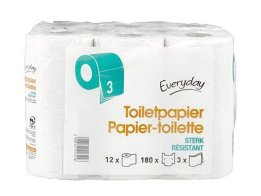 Everyday Toilet Paper Strong (3Ply) 12s x 180