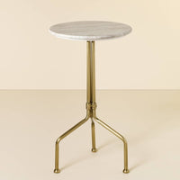 Marble and Brass Accent Side Drink Table - Hearth & Hand™ with Magnolia