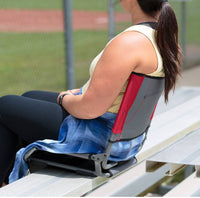 
              PORTAL Stadium Seat Bleacher Seat with Backrest Stadium Chair Bleacher Cushion Chair with Back Support Folding Bleacher Seat for Football, Baseball and Basketball
            