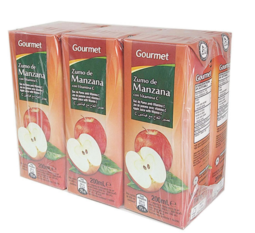 ZUMO MANZANA GOURMET (6 x 200 ml) DLC: Oct26