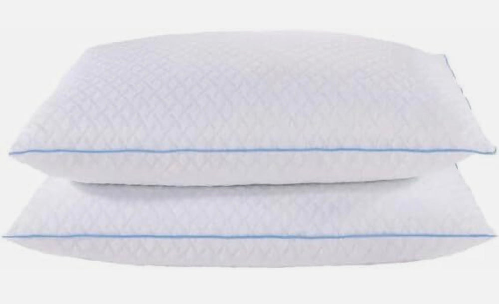 Purelux Gel Memory Foam Adjustable Comfort Cooling Pillow. 2-Pack NEW, OPEN BOX