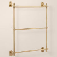 Wall-Mounted Brass Ladder Towel Rack Antique Finish - Hearth & Hand™ with Magnolia