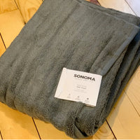 Sonoma Goods For Life® Supersoft Bath Towel, Bath Sheet, Hand Towel or Washcloth - Aqua (BATH TOWEL)