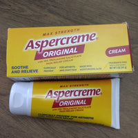 Aspercreme ORIGINAL Max Strength Pain Relief CREAM, 5oz (141g) DLC: Fév25