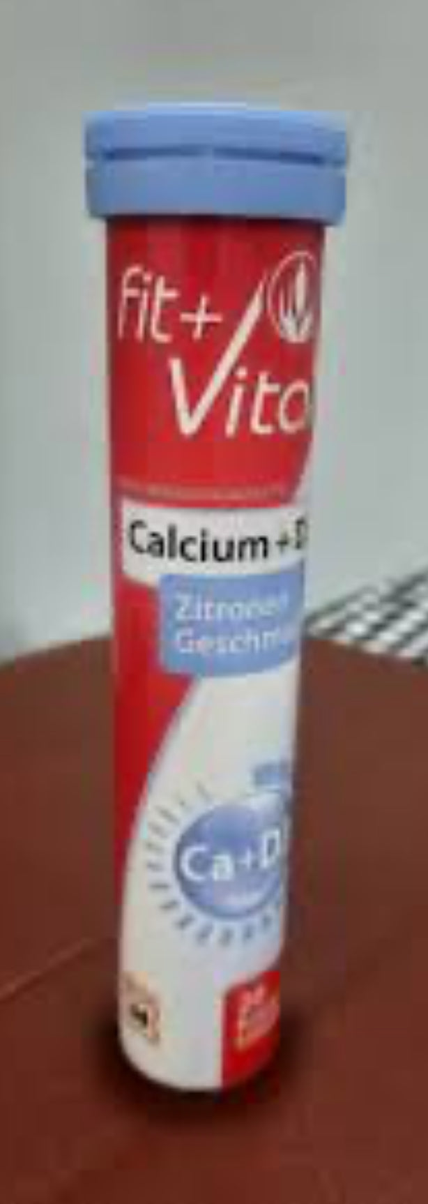 Calcium + D3 Brausetabletten - Fit + Vital 80g DLC: Nov26