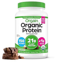 ORGAIN ORGANIC PROTEIN PLANT BASED POWDER CREAMY CHOCOLATE FUDGE (462g) DLC: Mars27