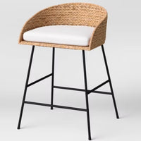 Landis Woven Backed Counter Height Barstool with Cushion - Threshold LPFT069585