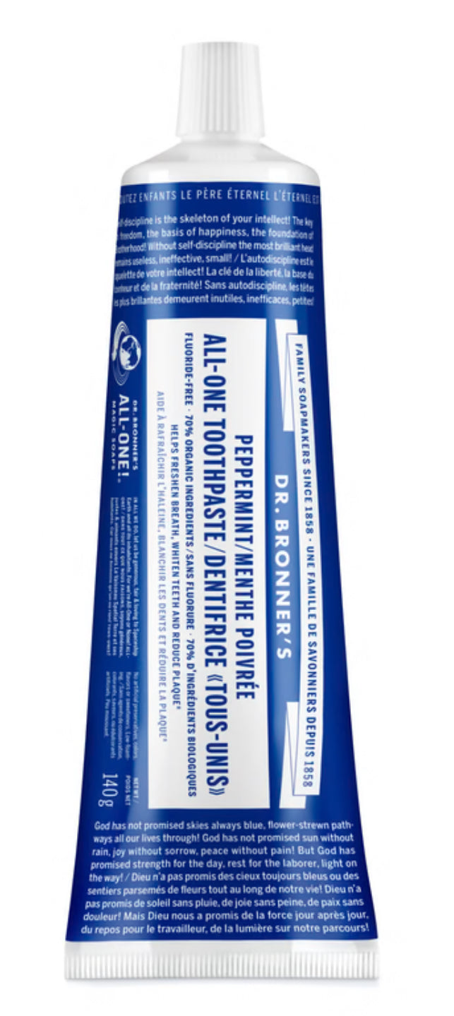 MENTHE POIVRÉE - DENTIFRICE MENTHE POIVRÉE (140g)