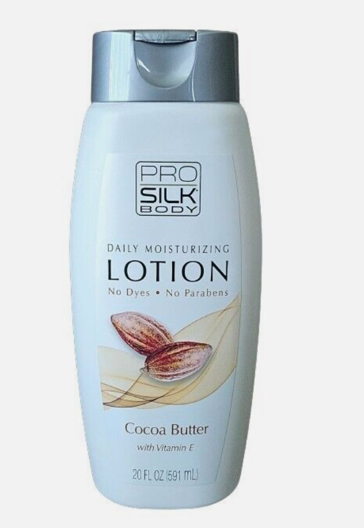 Pro Silk Body Daily Moisturizing Lotion Cocoa Butter 20 fl oz 591ml