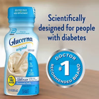 Glucerna 12g Protein Small Meal Replacement Shake, Homemade Vanilla 8 fl. oz., OCT25