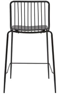 
              Miliboo Tabourets de Bar Design en métal Noir avec Coussin 65 cm
            