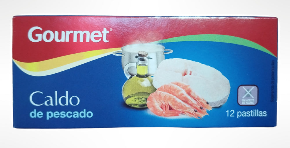 CALDO GOURMET de pescado 120G 12 PAST DLC: Oct26