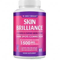 ÉMILY BRILLANT Skin Brilliance Whitening Glutathion 1500 mg (60 gélules) DLC: Juillet25 Congo