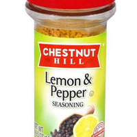 Chestnut Hill Lemon & Pepper Seasoning, 4.65 oz. (132 g) DLC: 01 Nov26