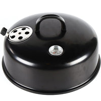 BBQ Grill Barrel 3 in 1, Smoker Grill Smoker Charcoal Grill, Ø40 x 84 cm, Multifunctional Grill, Adjustable Air Nozzle and Thermometer for Smoking, Smoking, Grilling and Outdoor Cooking