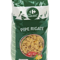 Pâtes Pipe Rigate CARREFOUR
1Kg DLC: Mars26
