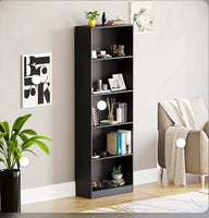 
              5 Shelf Bookcase Black - Room Essentials MM  (L 1m x 62cm, La 30cm, H 80cm)
            