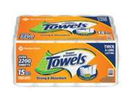 
              Member's Mark Super Premium 2-Ply Select & Tear Paper Towels (150 sheets/roll, 15 rolls)
            