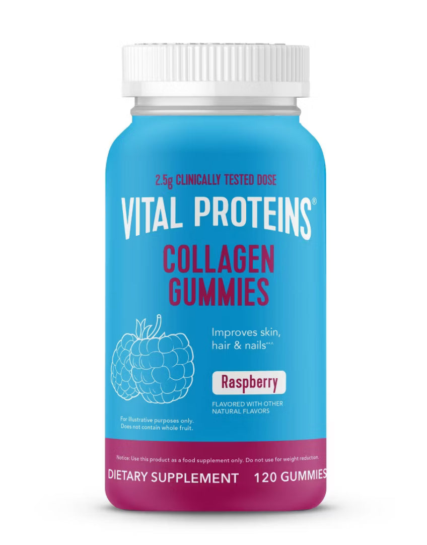Vital Proteins Collagen Gummies - Raspberry - 120c DLC: Mai26