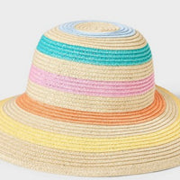 Baby Girls' Striped Floppy Hat - Cat & Jack 12-24M