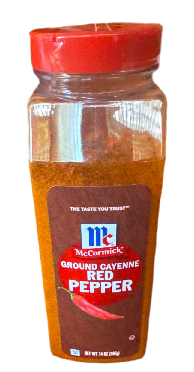 McCormick Ground Cayenne Red Pepper, 14 oz (396g) DLC: Déc26