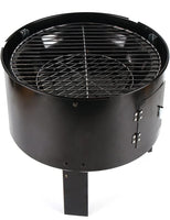 
              BBQ Grill Barrel 3 in 1, Smoker Grill Smoker Charcoal Grill, Ø40 x 84 cm, Multifunctional Grill, Adjustable Air Nozzle and Thermometer for Smoking, Smoking, Grilling and Outdoor Cooking
            