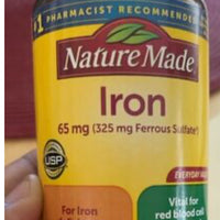 Iron Nature Made 65 mg (325 mg) 150 Tablets DLC: Mai25