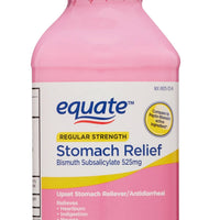 Equate Alivio Del Malestar Estomacal con Bismuto Líquido Concentración Regular, 16 fl oz (473 ml) DLC: Janv27