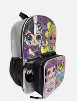 
              L.O.L Surprise! Girls 17" Backpack & Lunch Bag 2-Piece Set, LOL School Book Bag
            