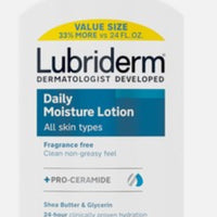 Lubriderm Value-Size Daily Moisture Lotion + Pro-Ceramide with Shea Butter 946 mL