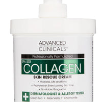 Advanced Clinicals Collagen Skin Rescue cream (454 g)