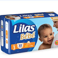 Couche bébé Lilas taille 3 5-10KG X 32