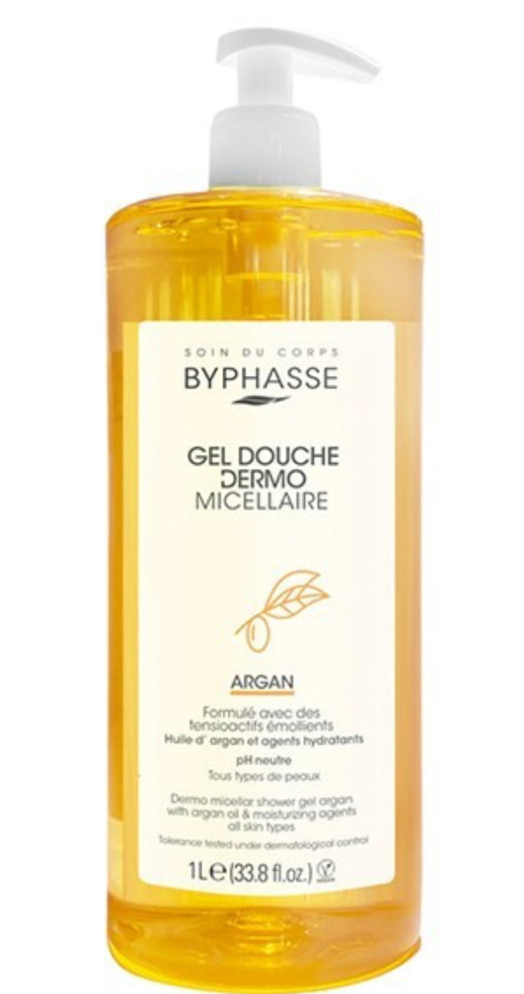 BYPHASSE Dermo Micellar Shower Gel Argan 1l