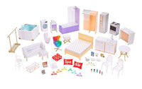 
              Rainbow High Townhouse- 3-Story Wood Dollhouse Playset
            