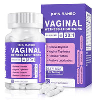 Vaginal Moisturizer Capsules, 30,000mg Kacip Fatimah & 6,000mg Manjakani for Vaginal Firmness, 3,000mg (60 Capsules) DLC: Janv27