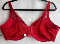 
              Soutien-gorge plongeant femme radiant - Auden rouge mûr 32C
            