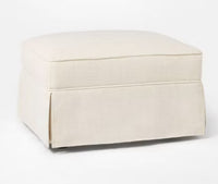 
              Vivian Park Ottoman Cream - Threshold designed with Studio McGee: Plywood Frame, Polyester, No Assembly
            