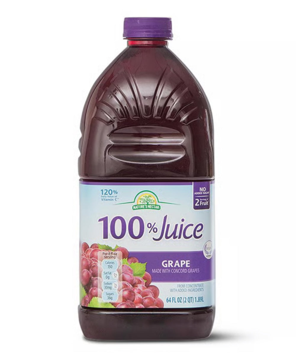 Nature's Nectar 100% Grape Juice (64 oz) DLC: Avril26