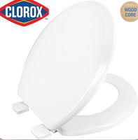 
              Clorox Wiggle Free Round Soft Cushion Toilet Seat with Easy-Off Hinges
            