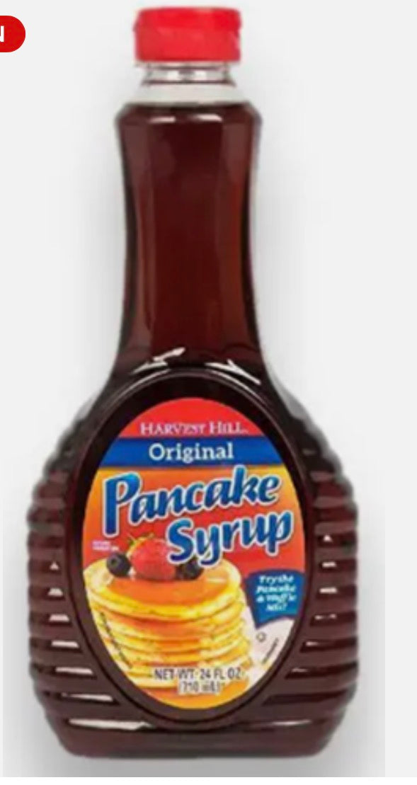 HARVEST HILL 'Original' Artificially Flavored Pancake Syrup (710 ml) DLC: Fév26
